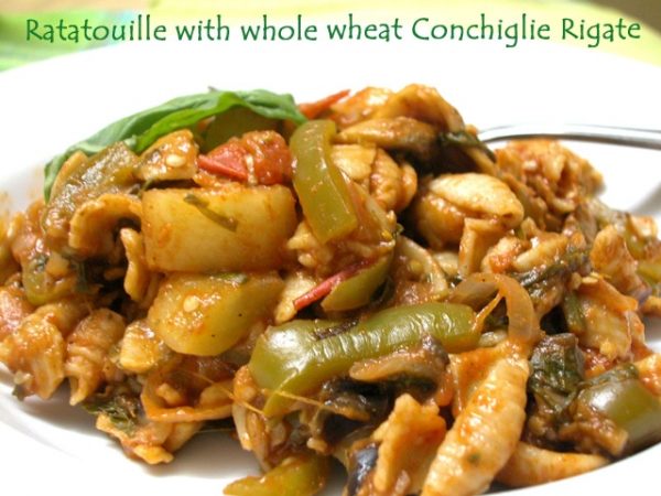 Ratatouille with Cochiglie Rigate - Dinner last night ! Recipe ...