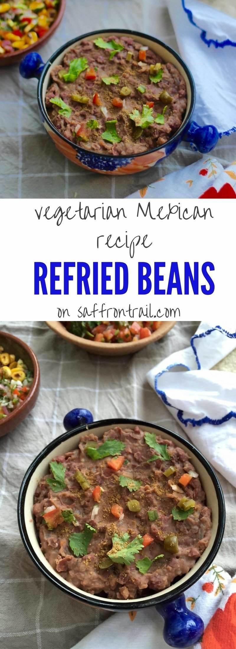 Refried Beans / Frijoles Refritos - Vegetarian Mexican Recipes ...