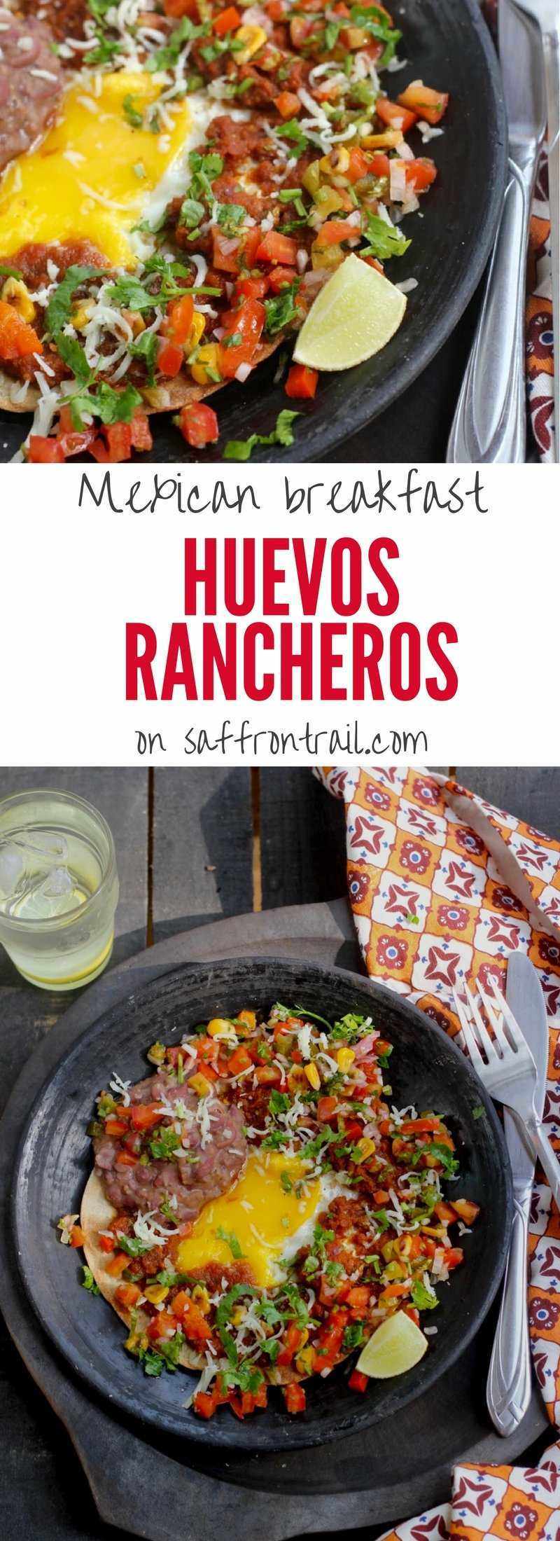 Huevos Rancheros - Vegetarian Mexican Recipes | Saffron Trail