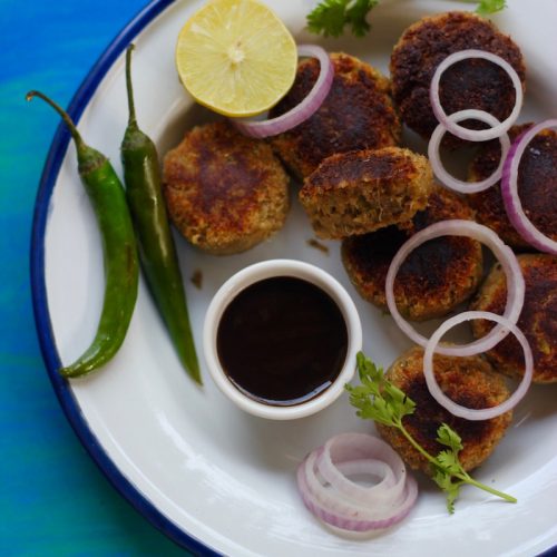 Vegan Kebabs with Soya Chunks and Sweet Potato | Soya aur Shakarkandi ...