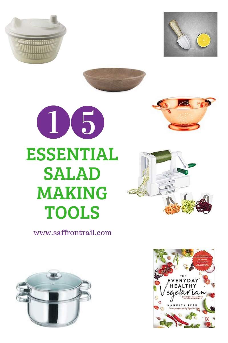 Tools & Utensils in Preparing Salad, Prepare Salad & Dressing